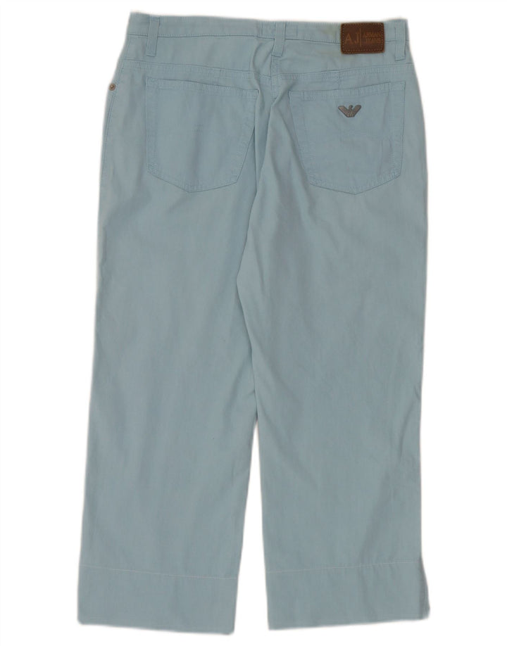 Spodnie damskie Armani Straight Capri W29 L22 Niebieskie