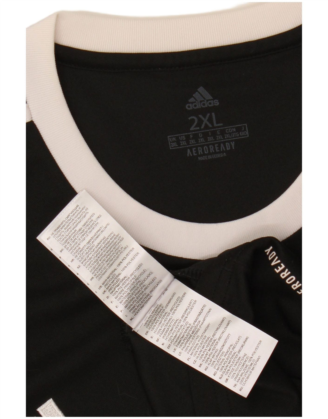 Adidas Męski T-shirt Aeroready Top 2XL Czarny Poliester