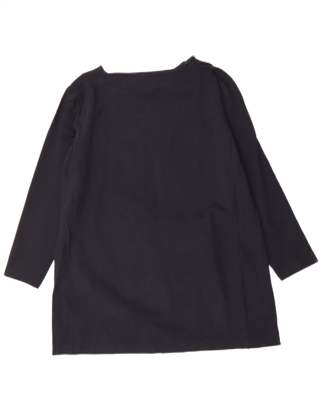 COS Damska sukienka-tunika UK 16, duża, granatowa wiskoza