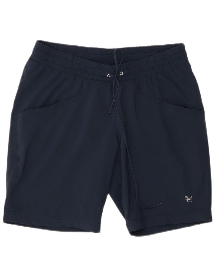 Damskie spodenki sportowe Fila UK 16, duże, granatowe, poliestrowe