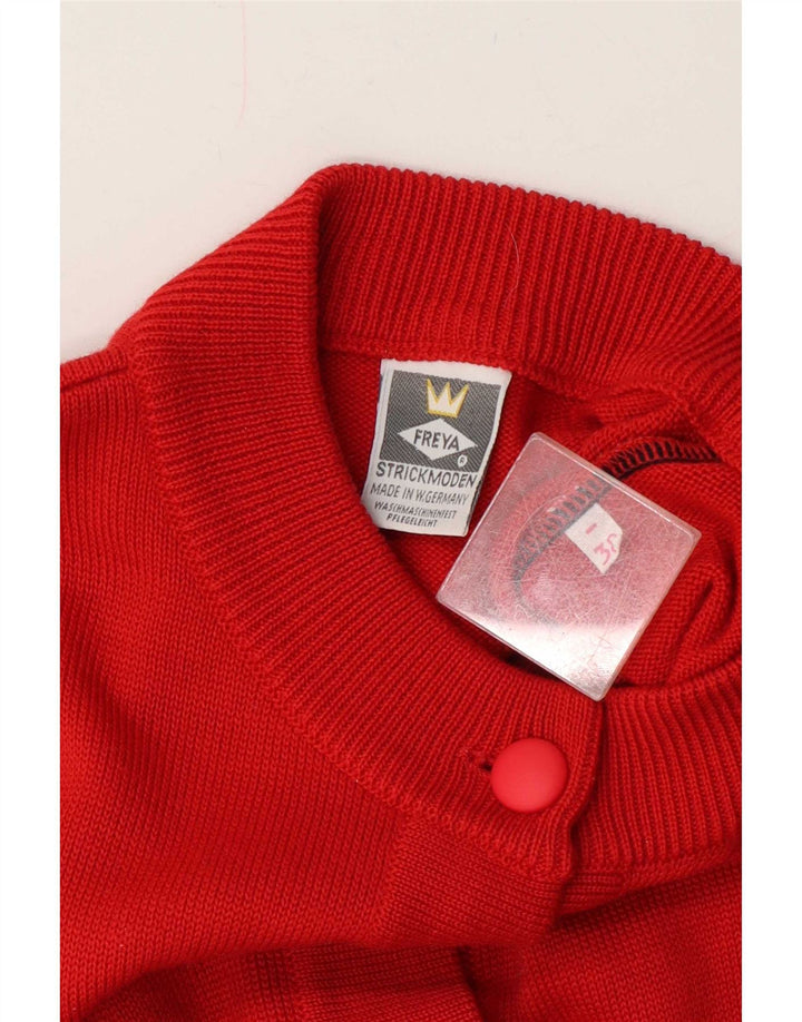 Sweter damski Freya EU 38, średni czerwony, poliakryl
