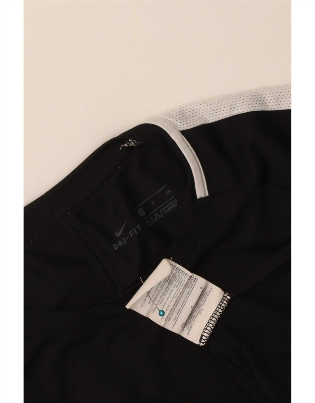 Nike Męska Koszulka Dri Fit Top Mały Czarny Poliester
