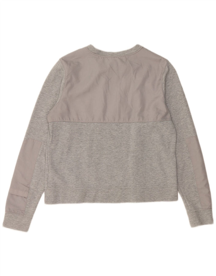 Damska bluza dresowa Nike UK 16, duża, szara bawełna