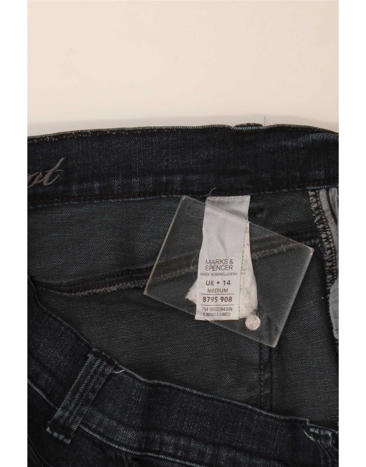 Jeansy damskie Marks & Spencer Slim Bootcut UK 14 Medium W32 L26 Granatowe
