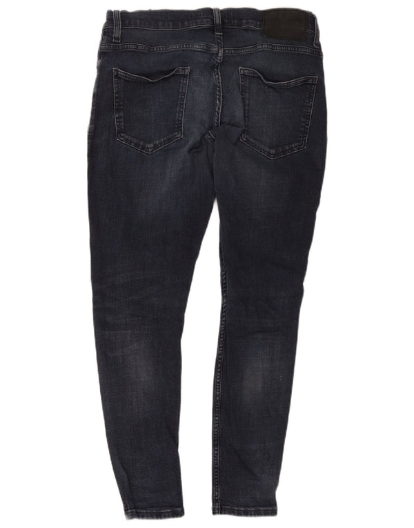 Męskie jeansy obcisłe Zara EU 44 Large W34 L27 Granatowa bawełna