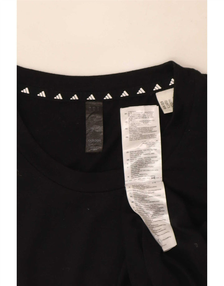 Męska koszulka Adidas Aeroready Top, duża, czarna, z poliestru