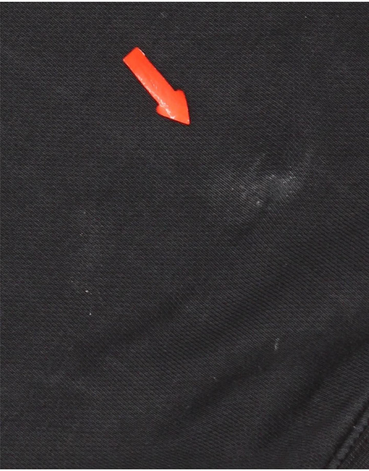 Męski sweter z kapturem Nike z grafiką, średni czarny, bawełniany