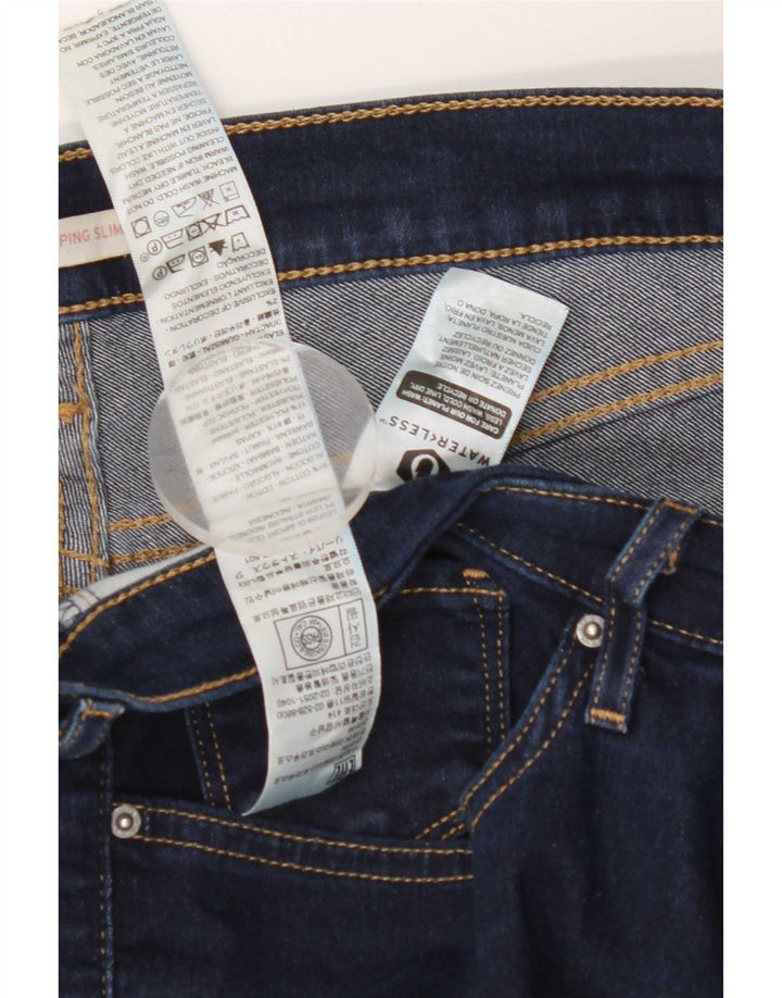 Damskie jeansy Levi's 312 Shaping W32 L30 Niebieska bawełna