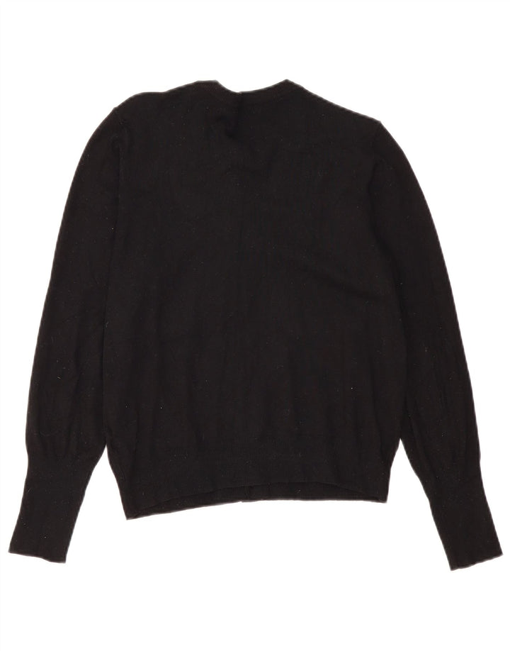 Sweter damski Marks & Spencer UK 12, średni czarny, wiskoza
