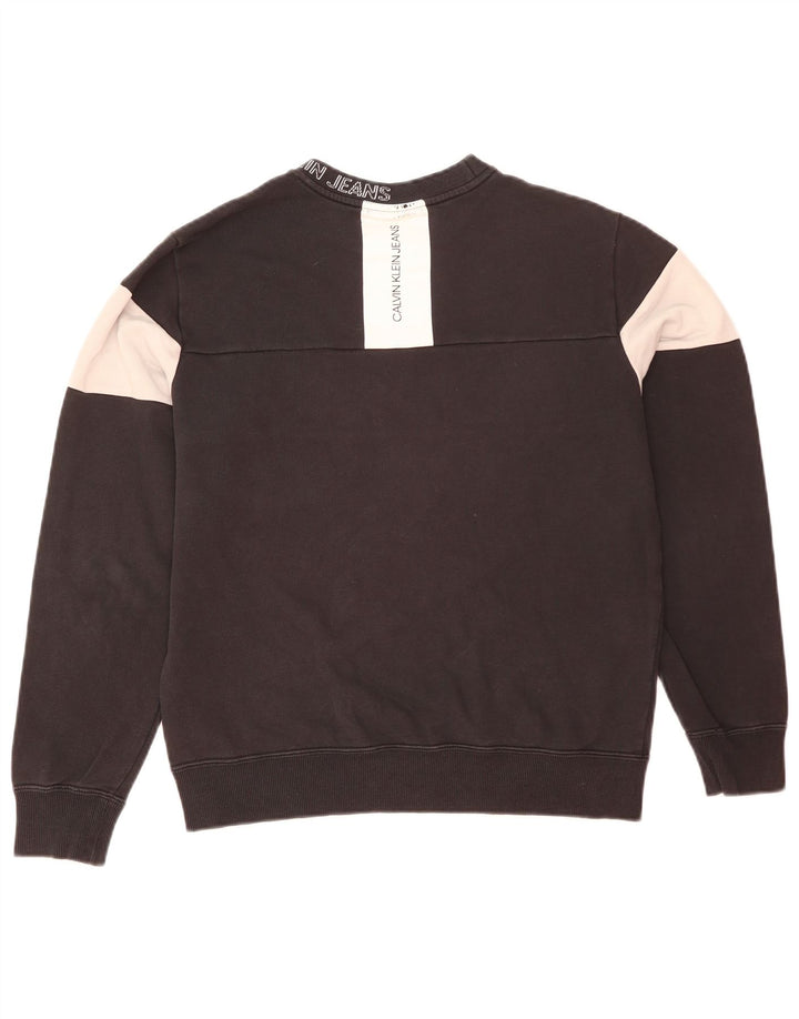 Męska bluza z grafiką Calvin Klein Jeans w kolorze średniej czerni