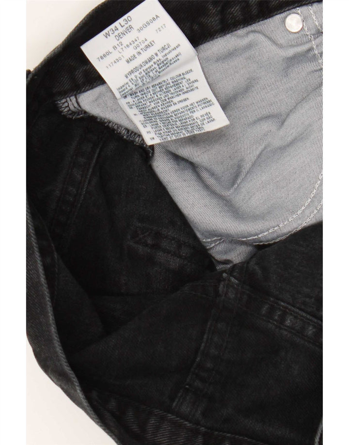 Męskie jeansy Lee Denver Bootcut W34 L30, czarne, bawełniane
