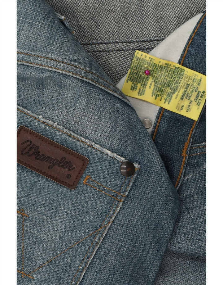 Męskie jeansy Wrangler Sharkey Bootcut W36 L32 Niebieskie bawełniane