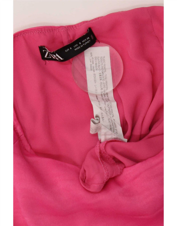 Skort damski Zara Small W26 Różowa wiskoza