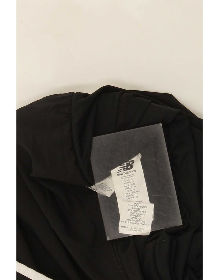 Damskie spodenki sportowe New Balance UK 8, małe, czarne, poliestrowe