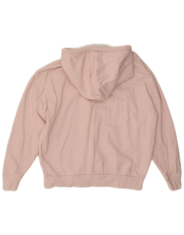 Damska bluza z kapturem Levi's o swobodnym kroju, UK 6 XS, różowa bawełna