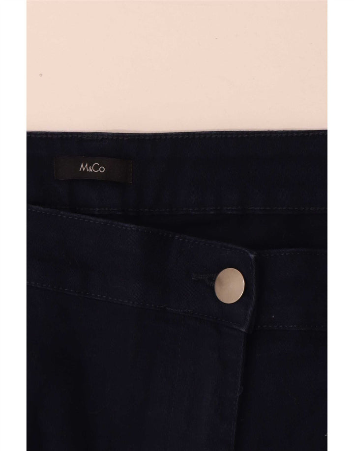 Damskie spodenki codzienne M&Co W40 XL granatowe