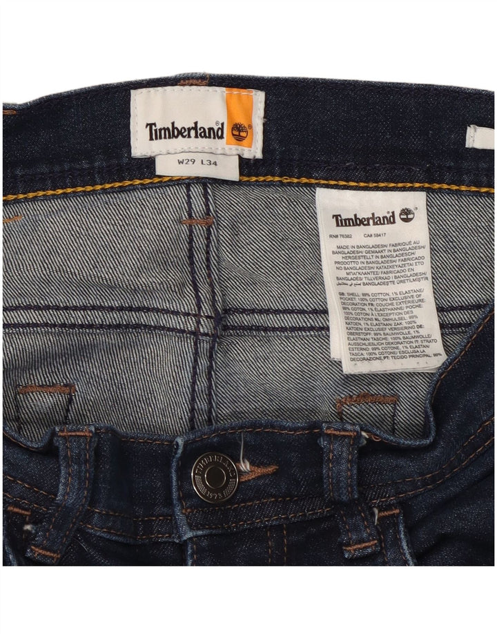 Damskie jeansy Timberland Slim W29 L34 Granatowa bawełna