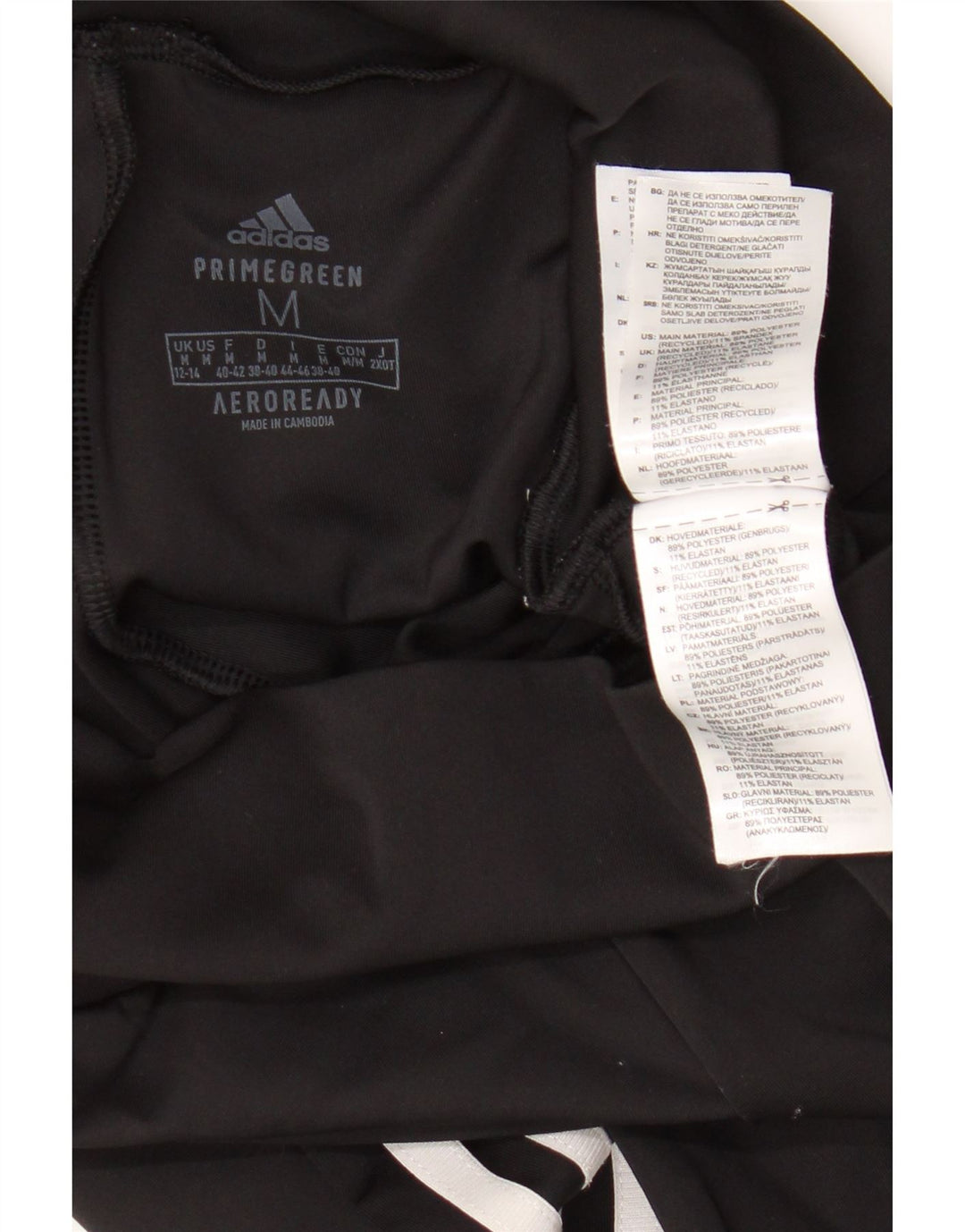 Damskie spodenki sportowe Adidas Aeroready UK 12/14, średni czarny poliester