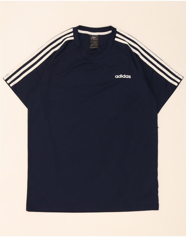 Adidas Męska koszulka Climalite Top Medium Granatowy Poliester