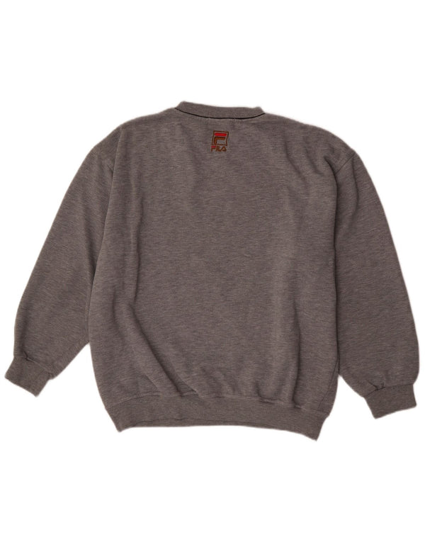 Damski sweter oversize Fila UK 18 XL, szary poliester