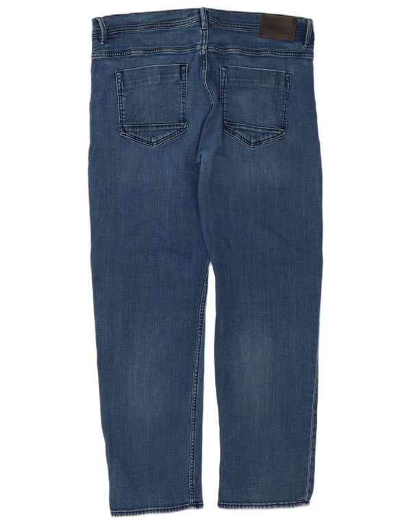 Męskie jeansy slim fit Hugo Boss W36 L30 Niebieskie bawełniane