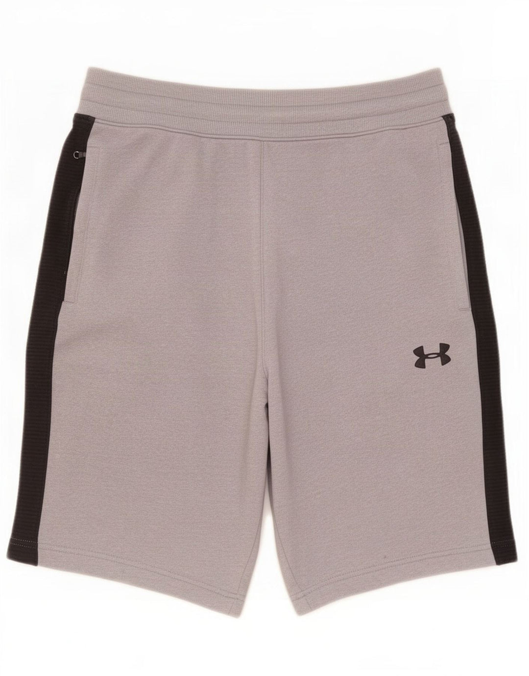 Męskie spodenki sportowe Under Armour w dużych szarych blokach kolorów