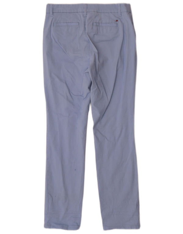 Damskie spodnie chino Tommy Hilfiger US 4 Small W28 L28 Niebieska bawełna