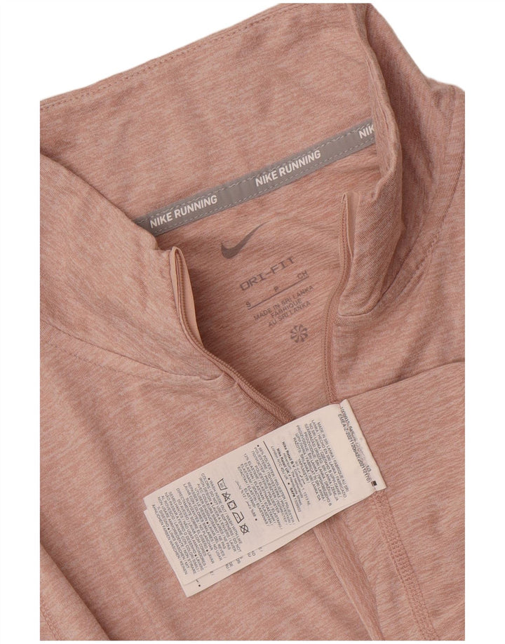 Damski dres Nike Dri Fit z pulowerem, UK 10, mały, różowy, nakrapiany