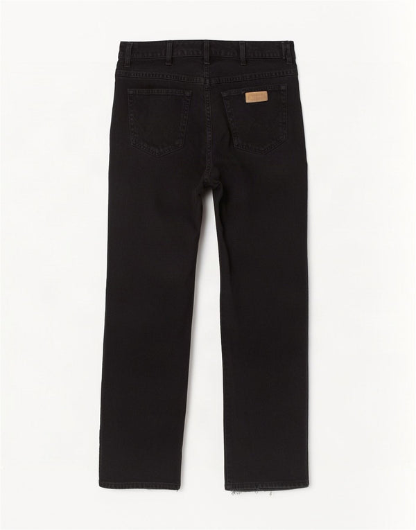 Męskie jeansy Wrangler Texas Straight W36 L32, czarne, bawełniane