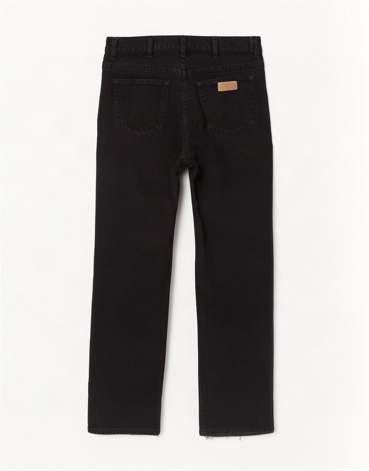 Męskie jeansy Wrangler Texas Straight W36 L32, czarne, bawełniane