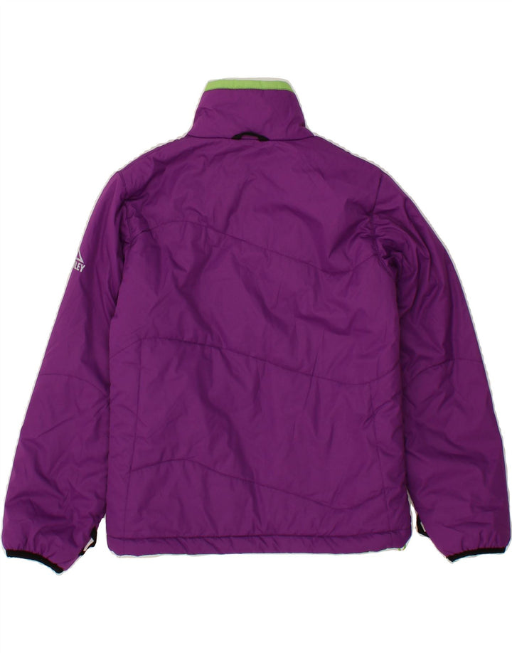 MC KINLEY Girls Rain Jacket 9-10 Years Purple Polyester Vintage MC Kinley and Second-Hand MC Kinley from Messina Hembry 