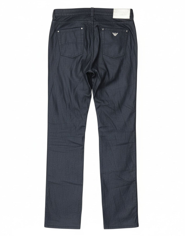 Damskie jeansy Armani Slim W29 L32 Granatowe bawełniane