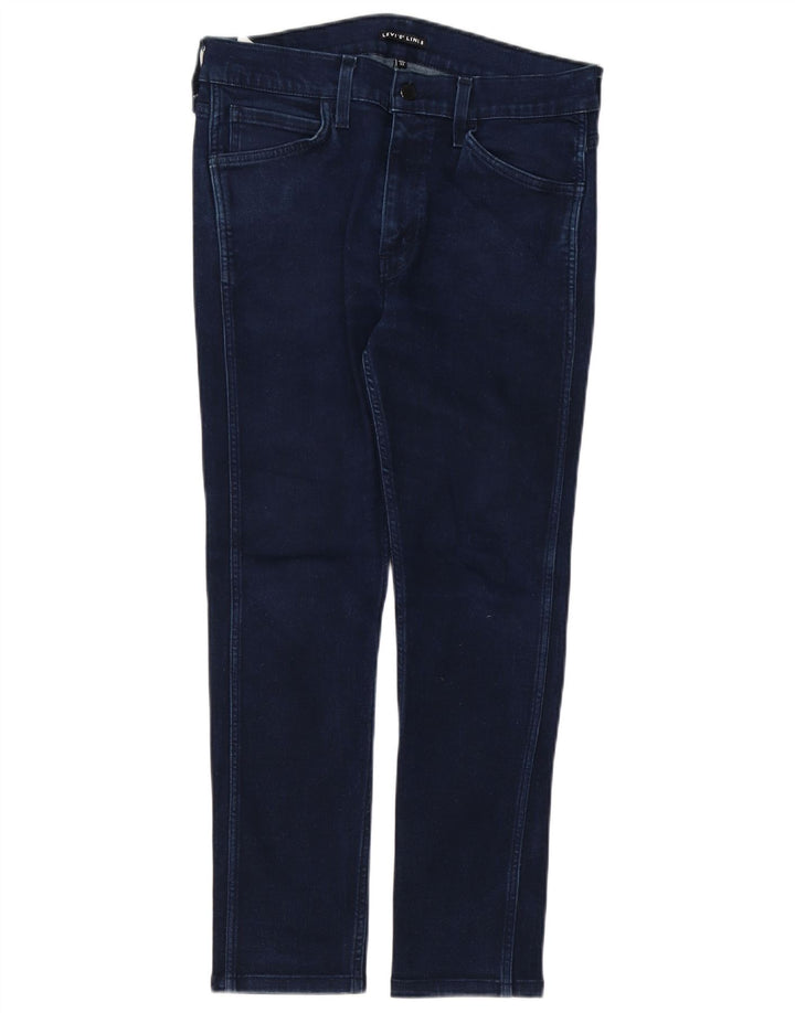 Damskie jeansy Levi's Slim W32 L26 Granatowa bawełna