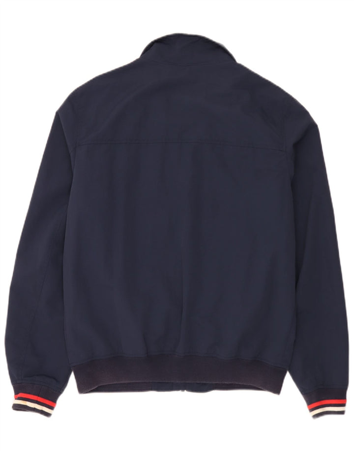 Męska kurtka bomberka Tommy Hilfiger UK 38 Średni granatowy poliamid w paski