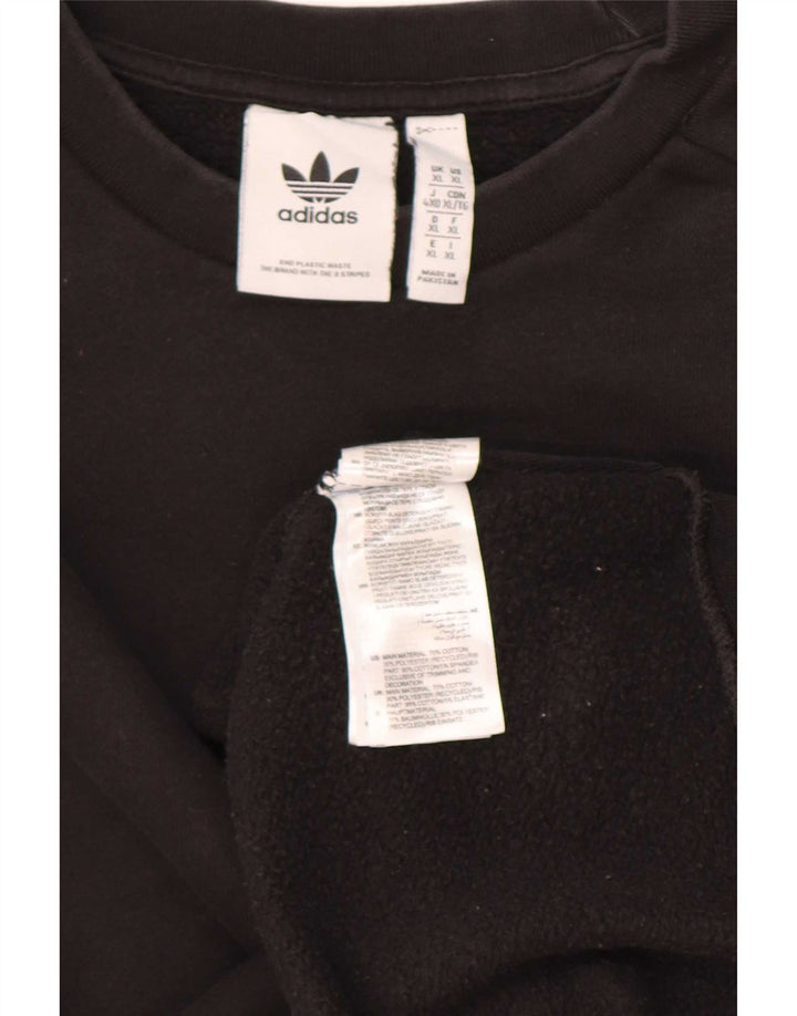 Adidas Męska Bluza Sweter XL Czarna Bawełna
