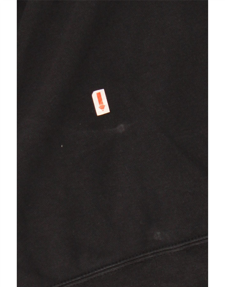 Damski sweter oversize z kapturem NIKE UK 16, duży, czarny, bawełniany