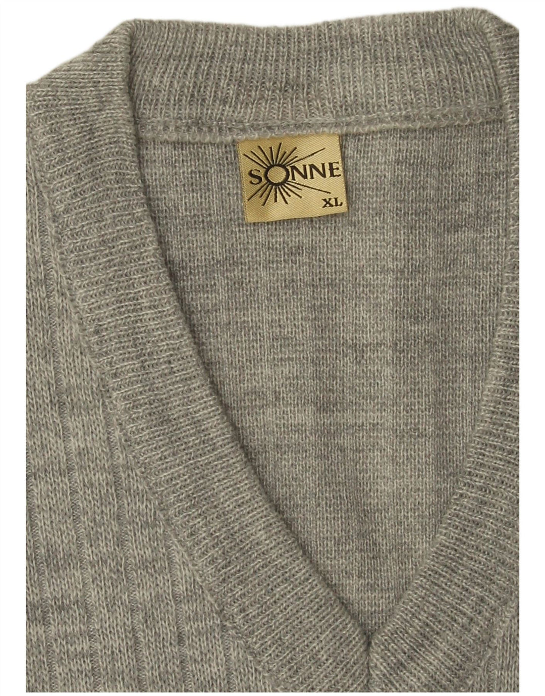 Męski podkoszulek VINTAGE XL w szare paski, akryl