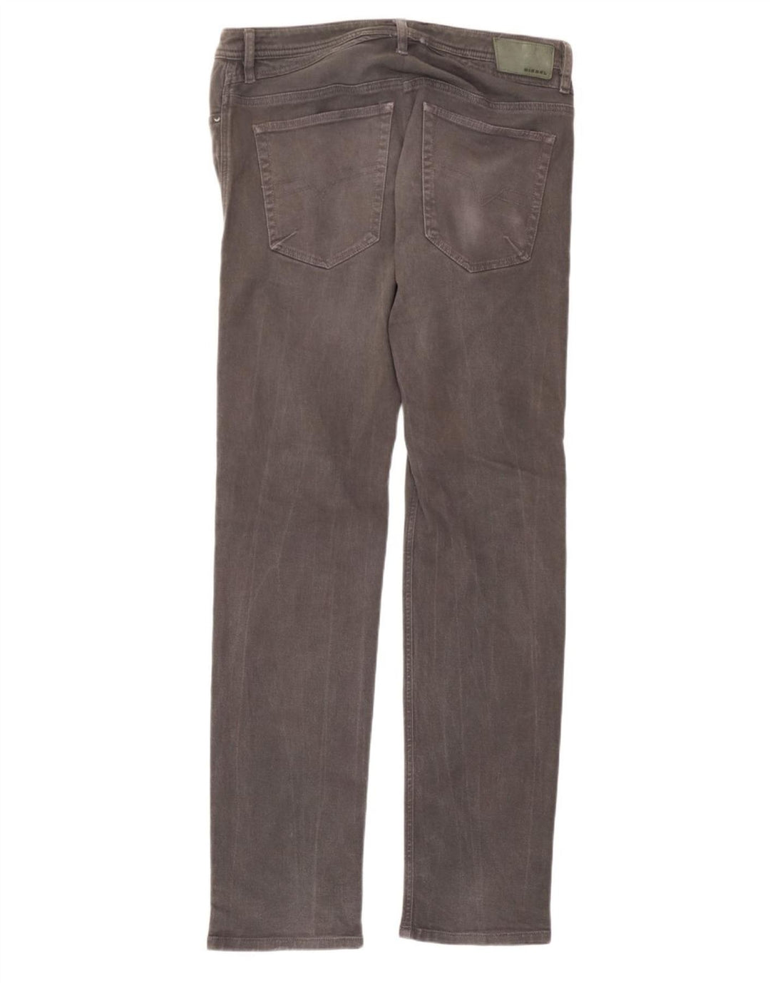 Męskie jeansy Diesel Slim W36 L34 Szara bawełna