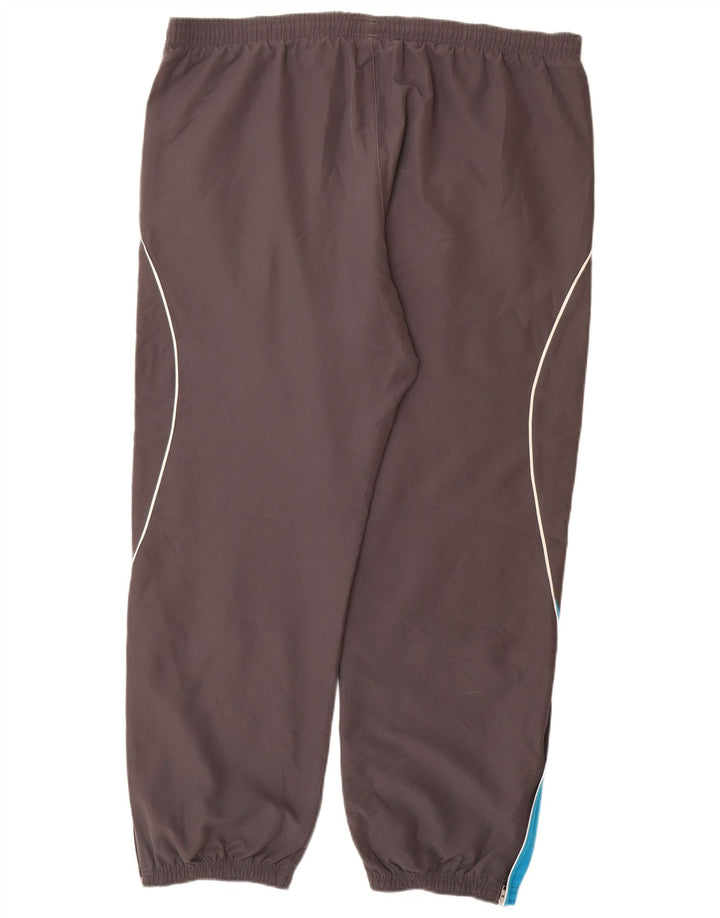 Męskie spodnie dresowe REEBOK Joggers XL Szary poliester z blokami kolorów