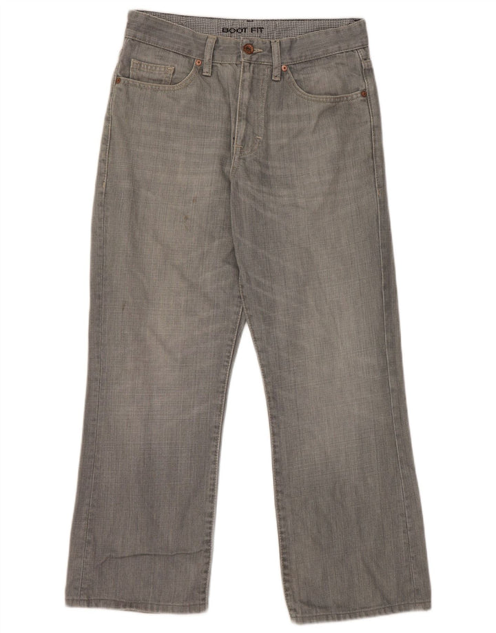 Marks & Spencer Męskie jeansy Bootcut W30 L26 Szara bawełna