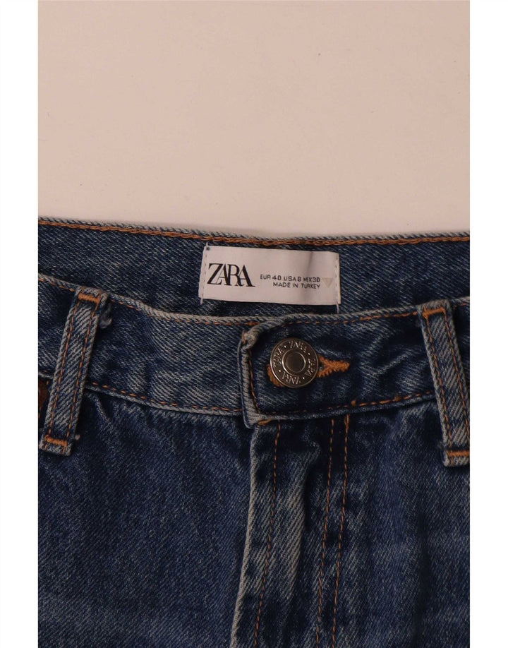 Damskie spodenki jeansowe Zara EU 40 Medium W30 Niebieskie