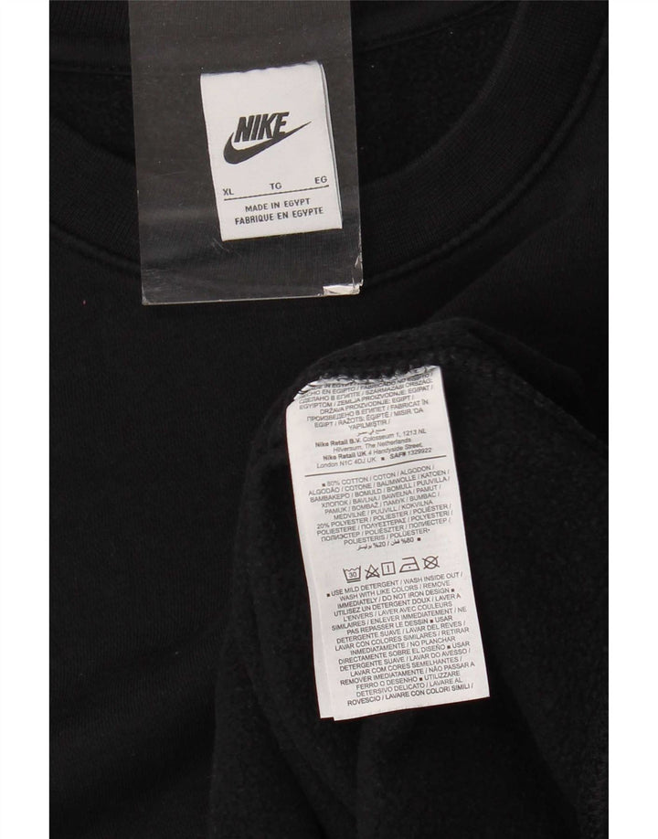 Męska bluza Nike XL, czarna, bawełniana
