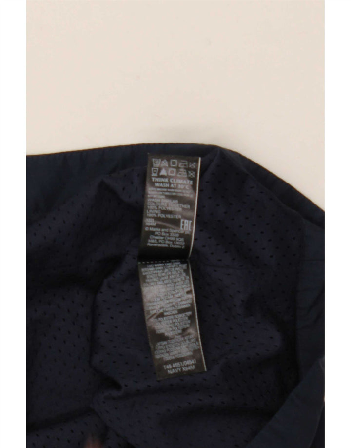 Damska kurtka parka z kapturem Marks & Spencer UK 22 3XL Granatowy poliester