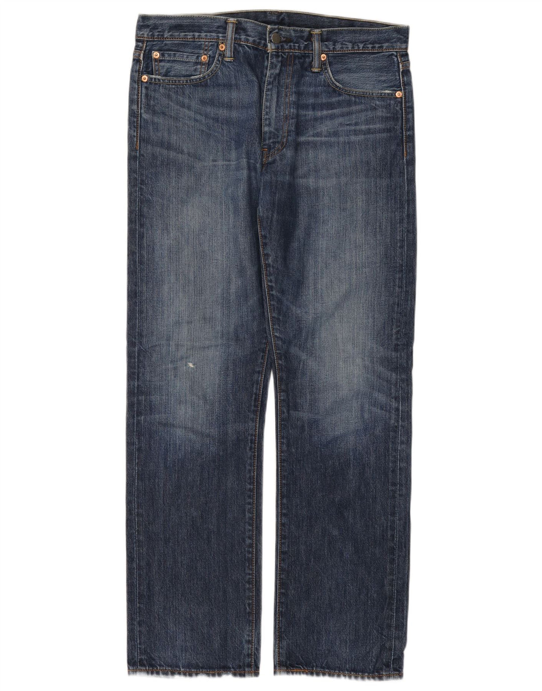Męskie jeansy Levi's 504 Straight W32 L30 Niebieskie