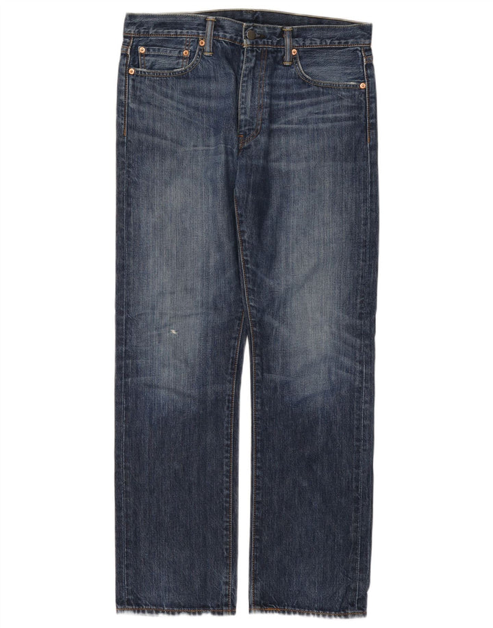 Męskie jeansy Levi's 504 Straight W32 L30 Niebieskie