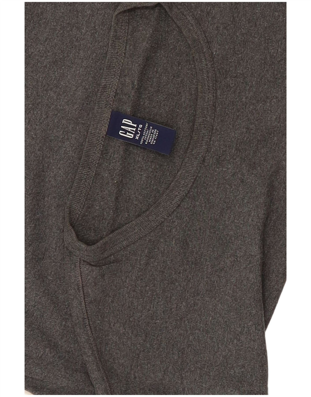 T-shirt męski Gap Top XL, szary, bawełniany