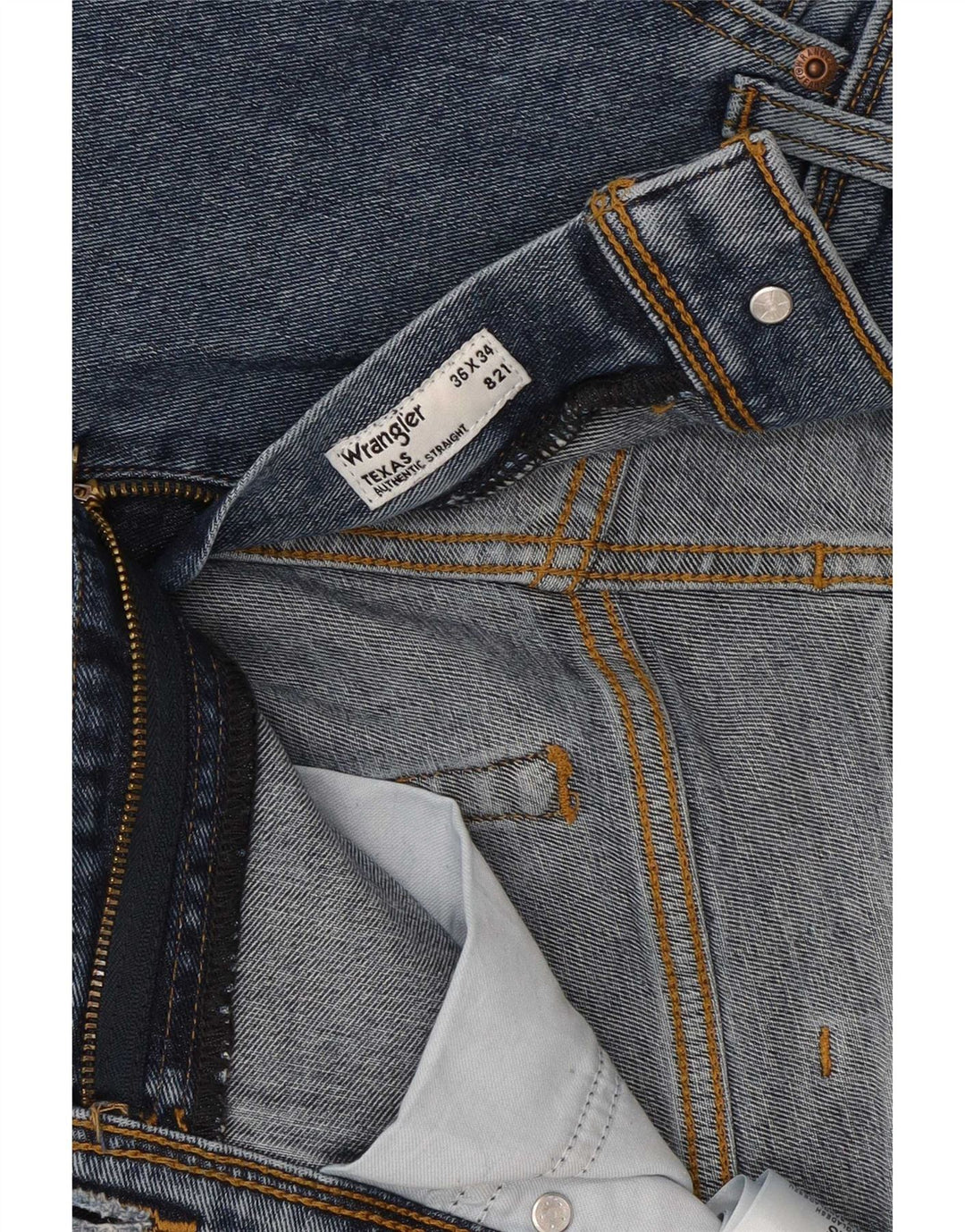 Męskie jeansy Wrangler Texas Straight W36 L29 Niebieskie, bawełniane