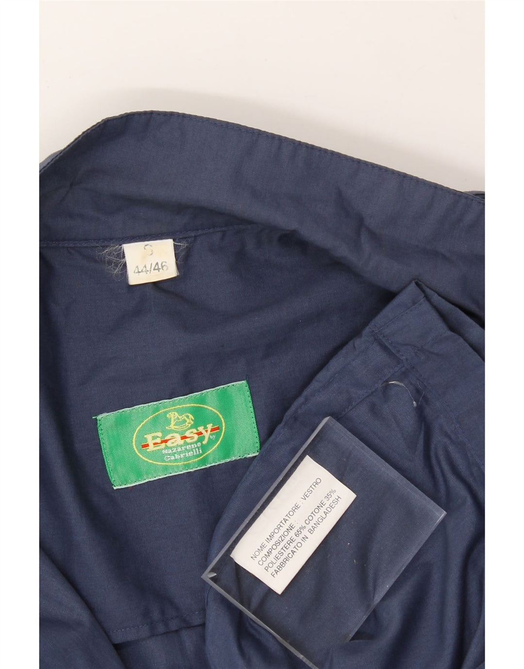 EASY Mens Utility Jacket Size 44/46 Small Blue Polyester Vintage Easy and Second-Hand Easy from Messina Hembry 