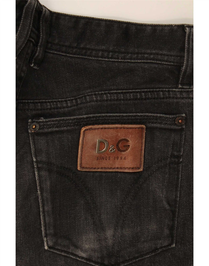 Damskie jeansy Dolce & Gabbana W31 L31 Czarne bawełniane
