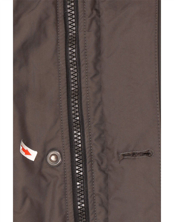 Męska kurtka bomberka Refrigiwear UK 44 2XL Szary nylon z blokami kolorów